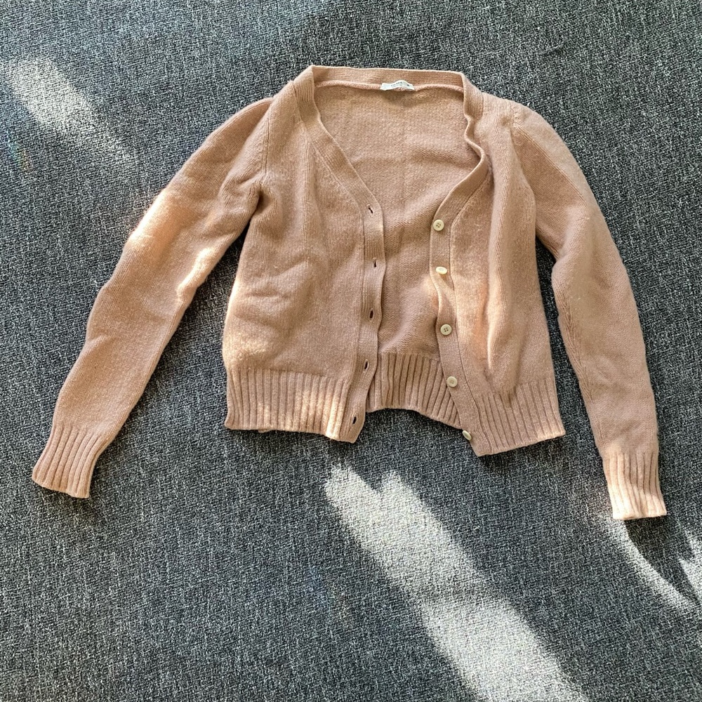 Pink Prada cashmere sweater